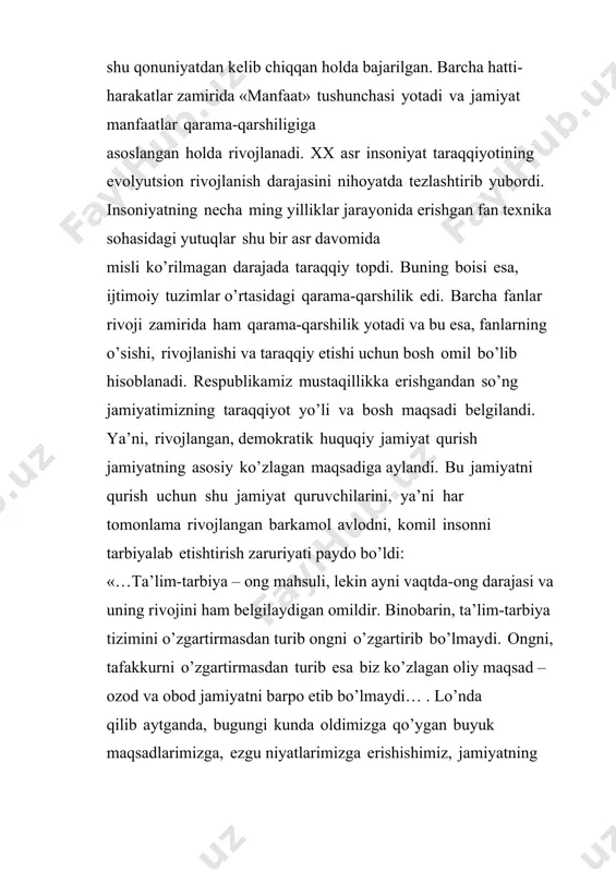 ’qitish jarayonida bir-birini taqozo etishi integratsiyalashuv jarayonlari ta’siri ostida yuzaga keladigan fanning rivojlanishiga oid zamonaviy tendensiyalarni o’qitish mazmunida ochib berish metodi bo’lib xizmat qiladi. bunday tendensiyalar elementlari hali unchalik yetarlicha to’liq bo’lmasa-da, o’z ifodasini topib bermoqda. fizik tushunchalarga tayanish fizik bilimlarning yangi-yangi qirralarini ochib beradi, shu bilan birga bir vaqtning o’zida fizik bilimlar ham umumlashgan mazmunga ega bo’la boradi. fanlarning bir-biri bilan bo’lgan bunday aloqadorligi hisobiga o’quv predmeti o’quvchilar uchun faqat bilimlar tizimigina emas, balki metodlar tizimi sifatida ham namoyon bo’ladi. demak, fanlararo aloqadorlik o’quv mavzulari mazmunini har tomonlama, atroflicha ochib berish uchun zarurdir. aniq fanlarning ibtidosi, ya’ni dastlabki paydo bo’lgani fizika hisoblanadi. u ijtimoiy-hayotiy zaruriyat sababli falsafadan ajralib chiqdi. buning boisi hayotda fizik ilmga bo’lgan ehtiyojning ortib borishi va bu fan o’rganadigan bilimlar ko’lamining kengaya borishi edi. chunki, hayot hamma vaqt taraqqiy etishda va rivojlanishdadir. fizika dastlab, o’z tarkibiga ilmi nujumni ham qamrab olgan bo’lsa-da, insoniyatning koinot sirlarini bilishga …