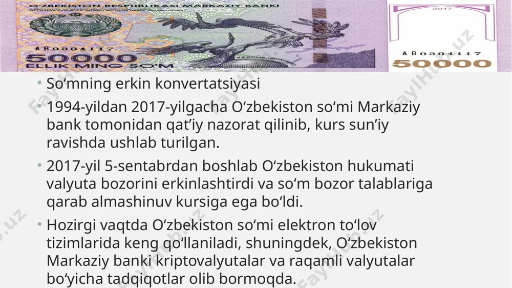 o'zbekiston respublikasi milliy valuta tarixi - Page 5
