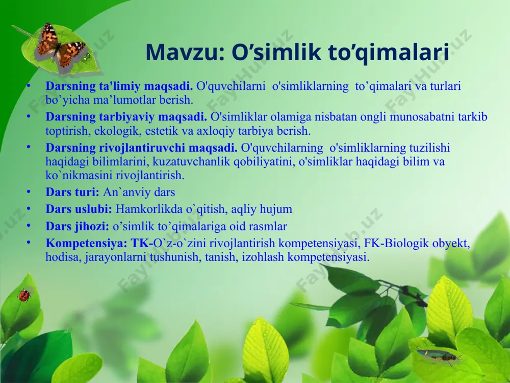 o'simlik to'qimalari dars ishlanmasi - Page 3