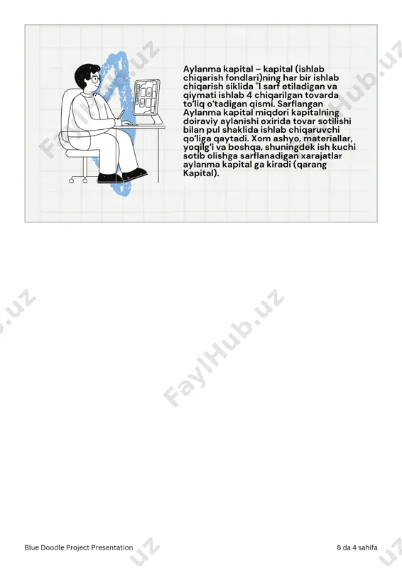 blue doodle project presentation - Page 4