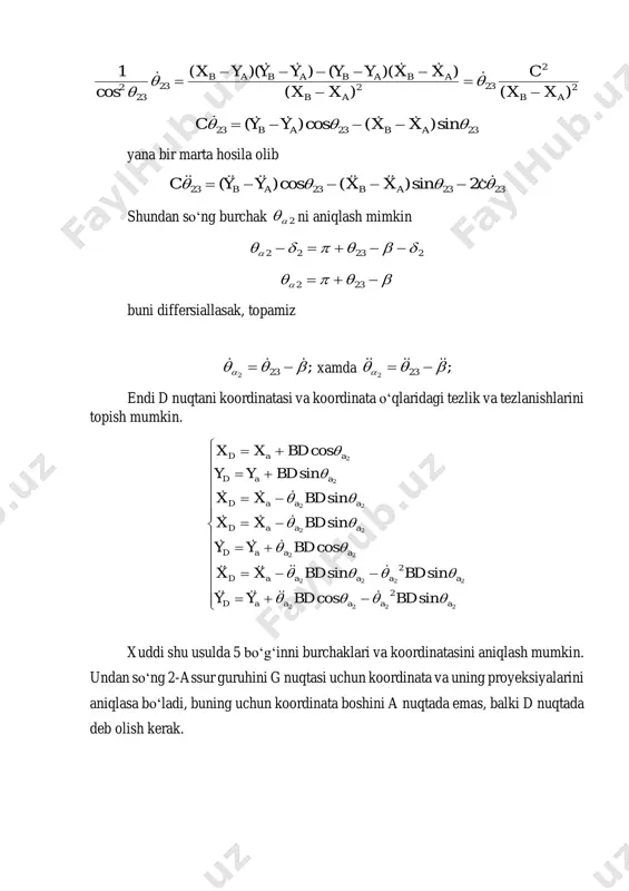 ko‘p bo‘g‘inli mexanizmlarni grafo-analitik usulini o‘rganish - Page 5