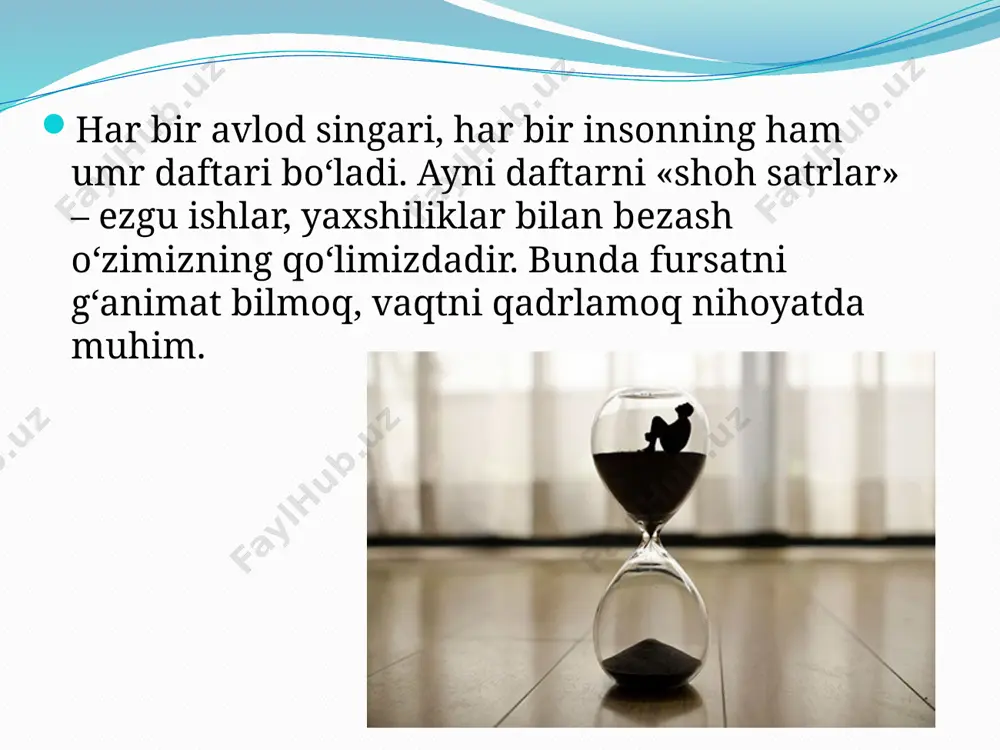 vaqtni qadrlash – ma’naviyat mezoni. 8 - sinf - Page 5