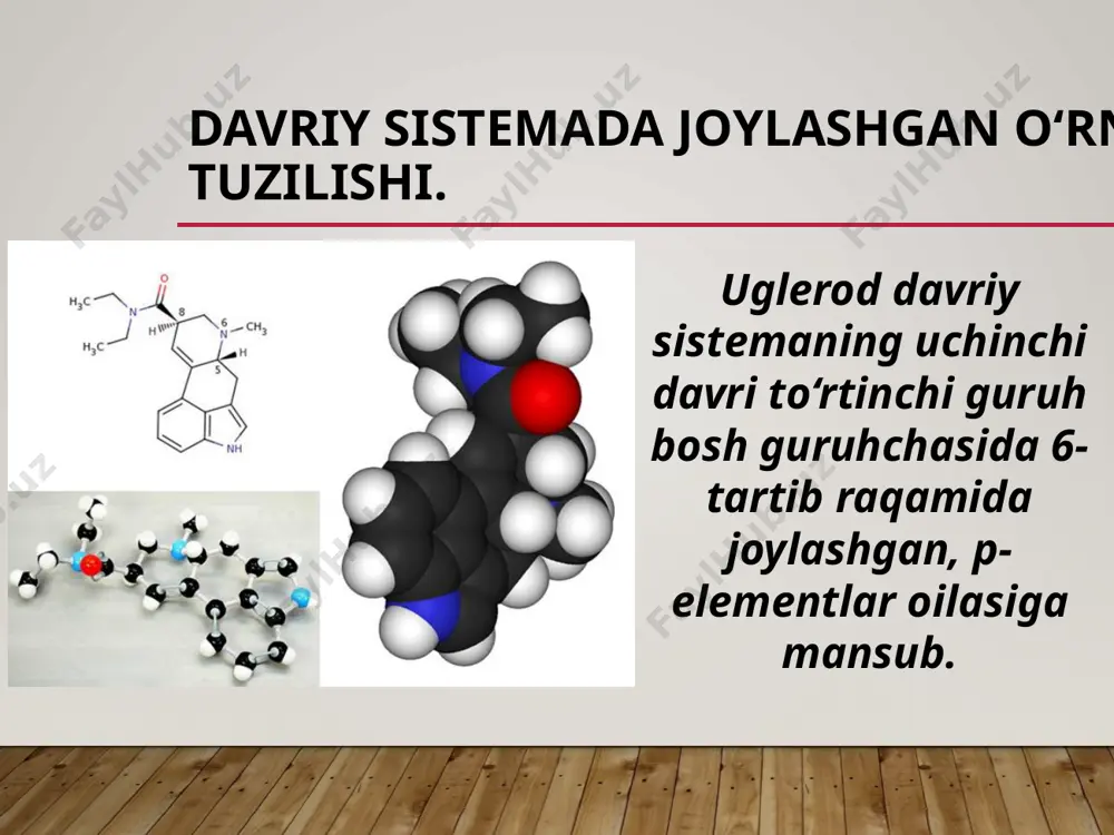 uglerodning davriy sistemadagi jori, atom tuzilishi - Page 5