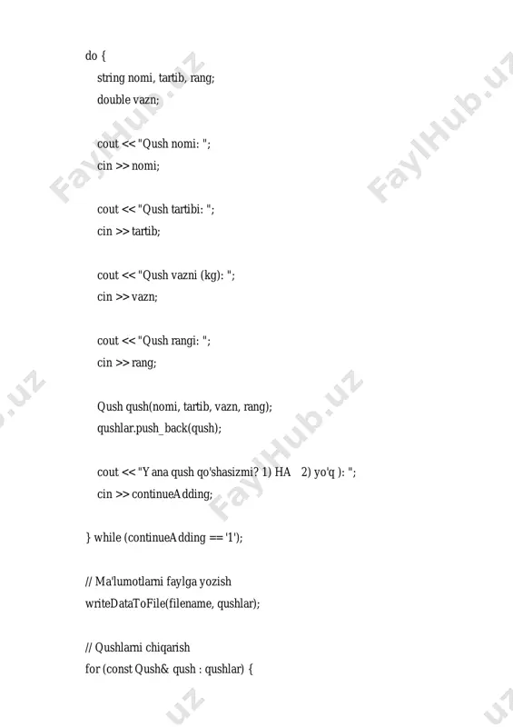 malumotlar tuzilmasi va algoritmlash fanidan amaliy topshiriq - Page 5