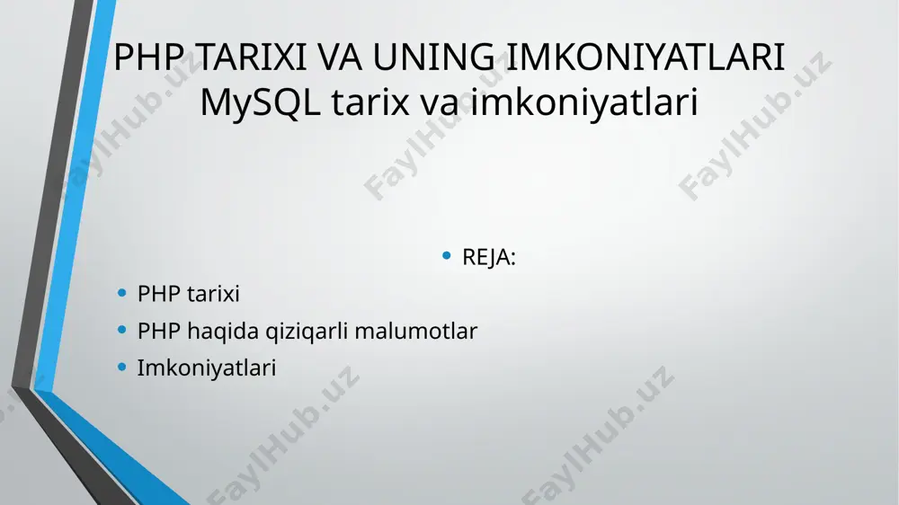 p/fi -ning rasmiy vorisi deb e’lon qilishdi. yangi loyiha uyushgandan keyin php/fi loyihasi ishlab chiqarilishi to‘xtatilgan. php 3.0 -ning eng kuchli taraflaridan biri uning kengaytirala olinadigan yadrosi (tizimning boshqaruv qismi) bo‘lib, bundan tashqari, ma’lumot jamg‘armalar bilan, turli protokollar va interfeyslar bilan birgalikda ishlash keng imkoniyatlari yaratildi. muvaffaqiyatga erishishga ancha ahamiyatli fakt bu yangi tilni boyligi va ob’yektlarga mo‘ljallangan dasturlashni qo‘llay olishi. yangi loyiha bilan birga nafaqat tilni tashqi, ichki tuzulishi o‘zgardi, balki o‘zini nomi ham. endi php qisqartmasi “php: hypertext preprocessor” ma’nosini anglatishi bildirildi. 1998 yilning oxirida php foydalanuvchilarining soni o‘n minglardan oshdi. yuz mingdan oshiq veb-saytlar bu tilni qo‘llashini e’lon qilishdi. taxminan internetning 10% serverlarida php 3.0 o‘rnatilgan edi. 1998 yilning iyun oyda php3 to‘qqiz oy ommaviy tekshiruvidan keyin rasman e’lon qilindi. shu yilning qishida endi gutmans va ziv suraski php yadrosini qaytadan ishlab chiqarishni boshlashgan. ularning asosiy vazifasi php tizimining unumdorligini ko‘tarish va kodning modullarini yaxshilash edi. 1999 …