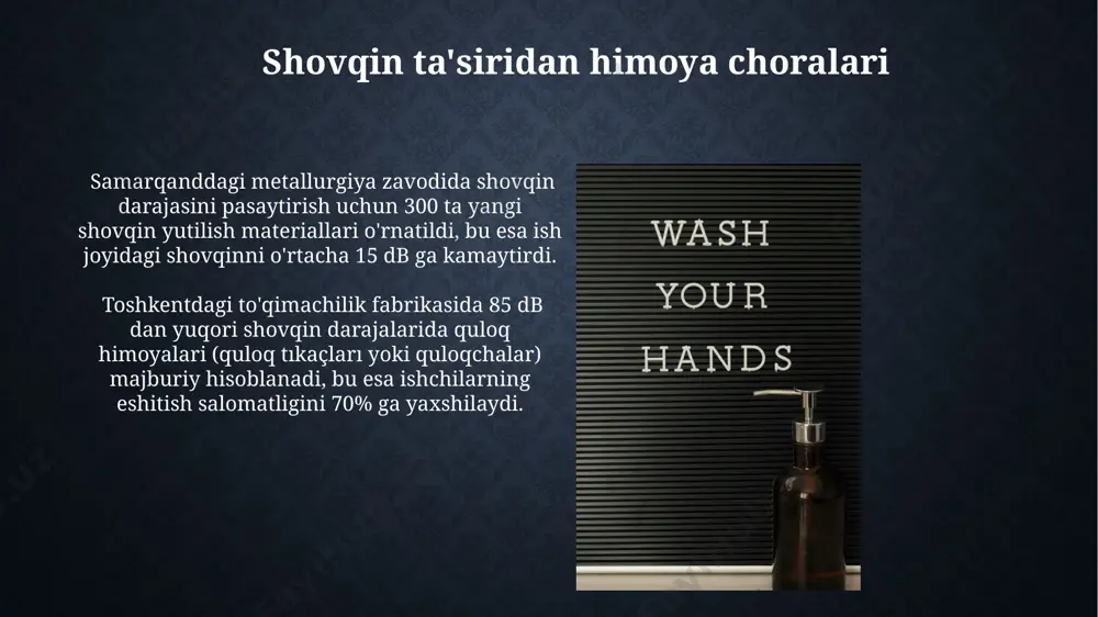 korxonalarda shovqinni baholash gigiyenasi - Page 5