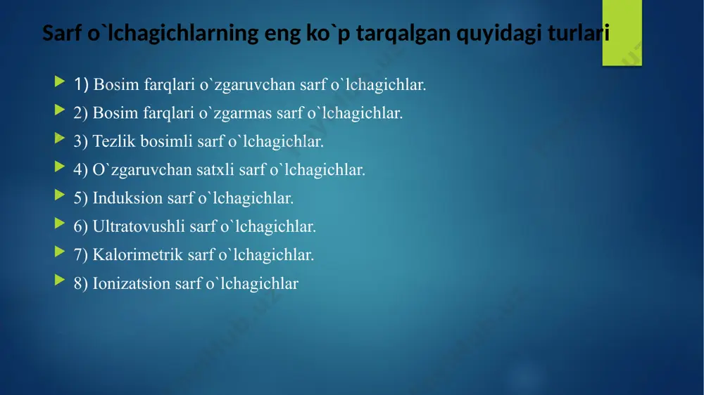 avtomatlashtirish sistemalarida qo‘llaniladigan sarfni o‘lchash qurilmalari - Page 3