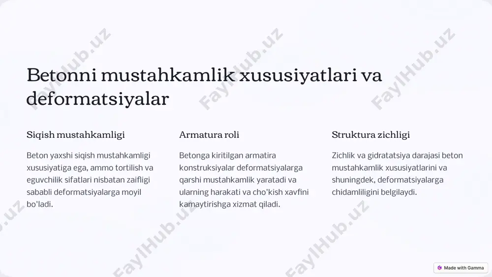 betonli ishootlarning deformatsiyalari - Page 4