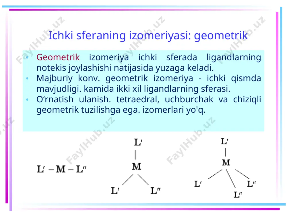 kompleks birikmalarning izomeriyasi - Page 5