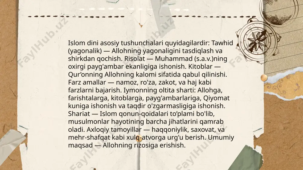 yati. islom dini manbalari aqidaviy va fiqhiy maktablari qadriyatlari va ma’rifati. islomda iqtisodiy munosabatlar. rismetov abror e'tiboringiz uchun raxmat! image1.png image2.png image3.png image4.jpg image5.png image6.jpg image7.jpg /docprops/thumbnail.jpeg