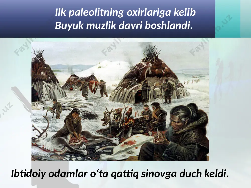 eng qadimgi odamlar rivojining ilk bosqichlari. 6- sinf - Page 5