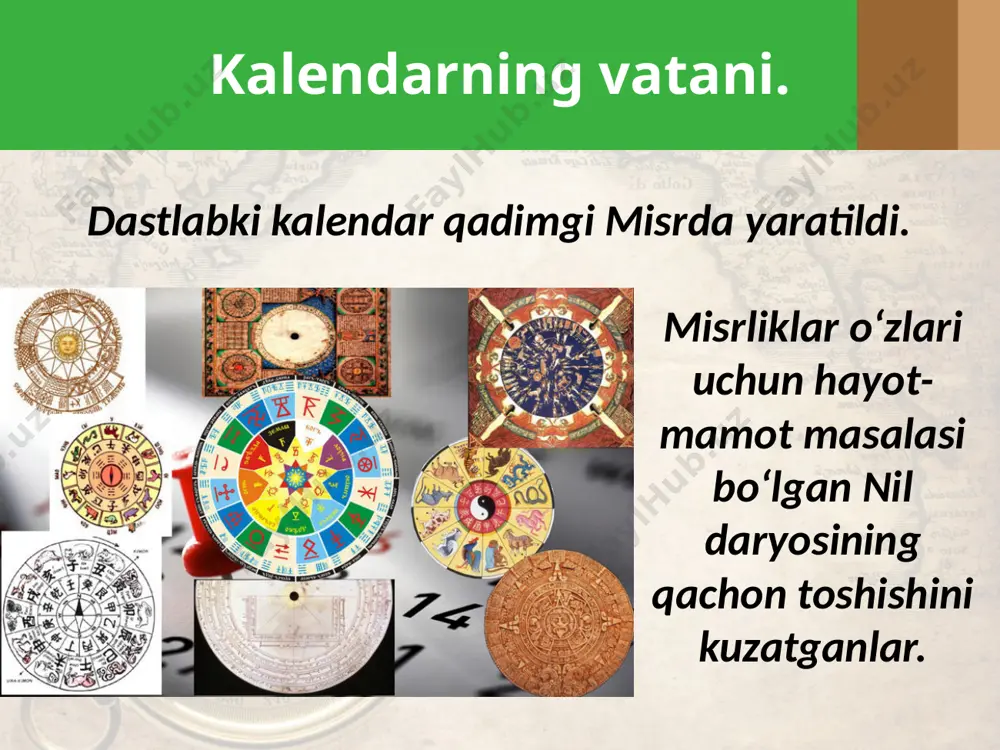 qadimgi kalendarlar va ularning insoniyat hayotidagi o'rni - Page 5
