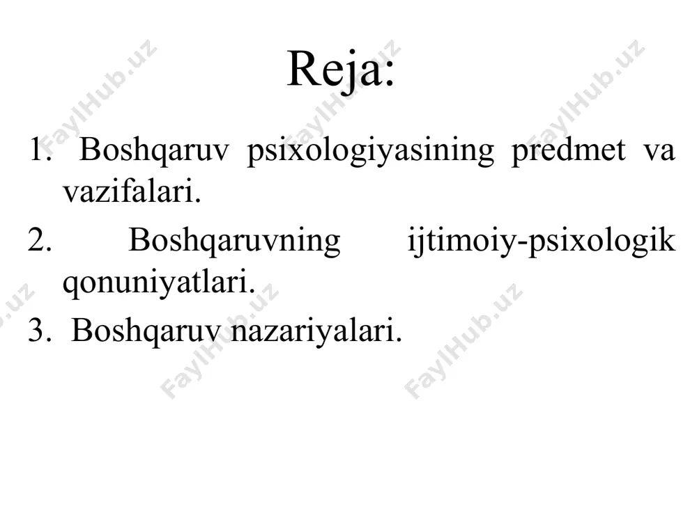 ‘nalishda ko‘plab rasmiy ko‘rsatmalar, rejalar, normalar, buyruqlar mavjudki, ular doirasidan chiqib ketishi qiyin 5. rahbar shu guruhdagi, kengroq ijtimoiy doiradagi, jamiyatdagi vakili bo‘lganligi uchun, uning vakolatlari ham keng, faoliyat imkoniyatlari ham ortiqdir. 7. rahbarning liderdan farqi yana shundaki, u liderda yo‘q bo‘lgan jazolash va ragbatlantirish tizimiga ega bo‘lib, shu asosda o‘z xodimlariga ta’sirini o‘tkazishi mumkin; 6. liderlik rahbarlikka nisbatan vaqtinchalik hodisa bo‘lib, guruh a’zolarining kutishlari, ularning kayfiyatlari, faoliyat yunalishiga qarab, uzoqroq muddatda yoki qisqa muddatda ro‘y beradi; liderlikka oid nazariyalar hozirgi kunga qadar liderlik to‘g‘risida asosan uchta nazariya mavjud: sintetik nazariya; xarizmatik nazariya; vaziyatga bog‘liqlik nazariyasi; xarizmatik nazariya liderlik sifatlari nazariyasi deb ham ataladi. ushbu nazariyaga ko’ra hamma ham lider bo’la olmaydi, ayrim shaxslarda shunday sifatlar yig‘indisi tug‘ma mavjud bo‘ladi. nazariya tarafdorlaridanilda amerikalik k. berd (1940 y) 79 sifatdan iborat bo‘lgan liderlik qirralari ro‘yxatini tuzdi. tashabbuskorlik muloqotga kirisha olish, yumor hissi, o‘ziga ishonch, tez va aniq qarorlar qabul qila olish, …