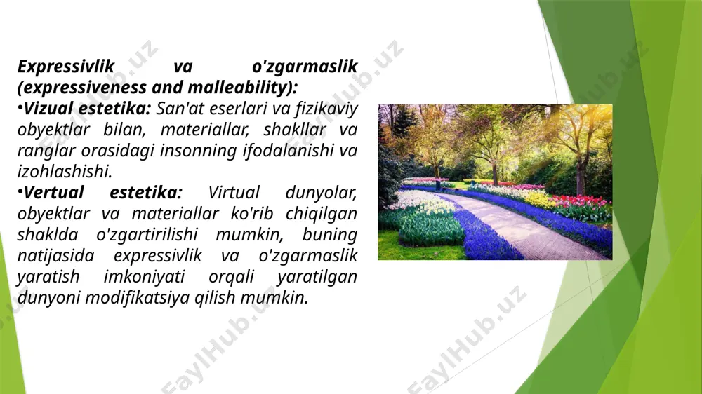 olamni vertual va vezual estetik idrok etishning farqlari - Page 5