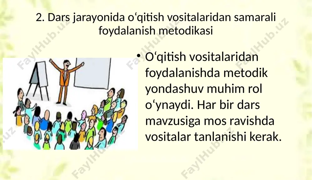 o‘qitish vositalaridan foydalanish - Page 4