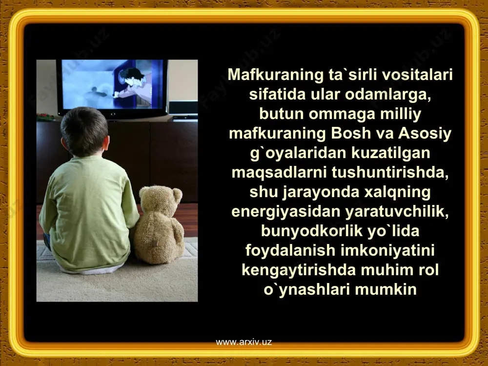 televideniya va internet yordamida g`arb universal madaniyatining dunyo - Page 3