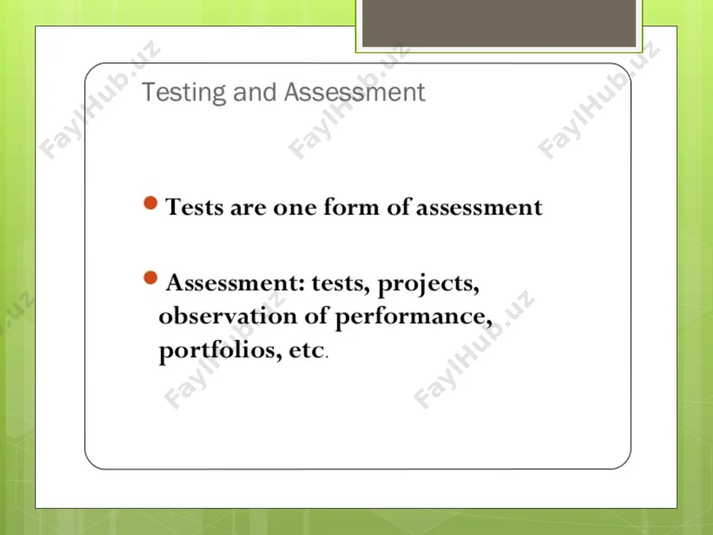 types of tests - Page 2