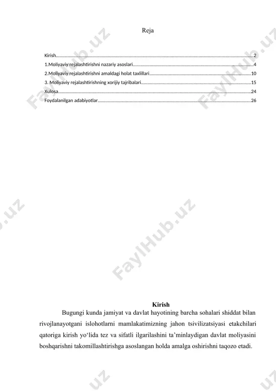 jumladan, o‘zbekiston respublikasi davlat byudjeti (keyingi o‘rinlarda davlat byudjeti deb yuritiladi) to‘g‘risidagi ma’lumotlarning ochiqligi va shaffofligini hamda fuqarolarni byudjet jarayonidagi ishtirokini ta’minlash maqsadida: 2018-yildan boshlab “fuqarolar uchun byudjet” axborot nashri ishlab chiqilmoqda;davlat byudjeti to‘g‘risida batafsil ma’lumotlar joylashtirilib kelinayotgan “openbudget.uz” axborot portali 2019 yilning yanvar oyidan boshlab ishga tushirildi; davlat byudjeti ijrosi to‘g‘risidagi ma’lumotlar davlat moliyaviy statistikasi (gfs) standartlariga muvofiq shaklda xalqaro valyuta jamg‘armasining saytida joylashtirib borilmoqda; 2019-yildan boshlab tuman va shahar byudjetlarida hosil bo‘ladigan qo‘shimcha manbalarining kamida 10 foizi fuqarolar tomonidan bildirilgan tadbirlarga asosan yo‘naltirish mexanizmi joriy etildi; byudjet mablag‘larini tasarruf etuvchilar hamda mahalliy davlat hokimiyati organlari tomonidan byudjet mablag‘laridan foydalanish jarayonini to‘liq o‘z rasmiy saytlarida e’lon qilib borishlarini tartibga soluvchi qonun va qonunosti hujjatlariga tegishli normalar kiritildi. shuningdek, 2020 yildan boshlab ilg‘or xorijiy tajribadan kelib chiqqan holda davlat byudjeti loyihasi ilk bora qonun shaklida qabul qilindi hamda vazirlik va idoralarning vakolat va mas’uliyatini oshirish maqsadida byudjet xarajatlari avvalgidek sohalar …