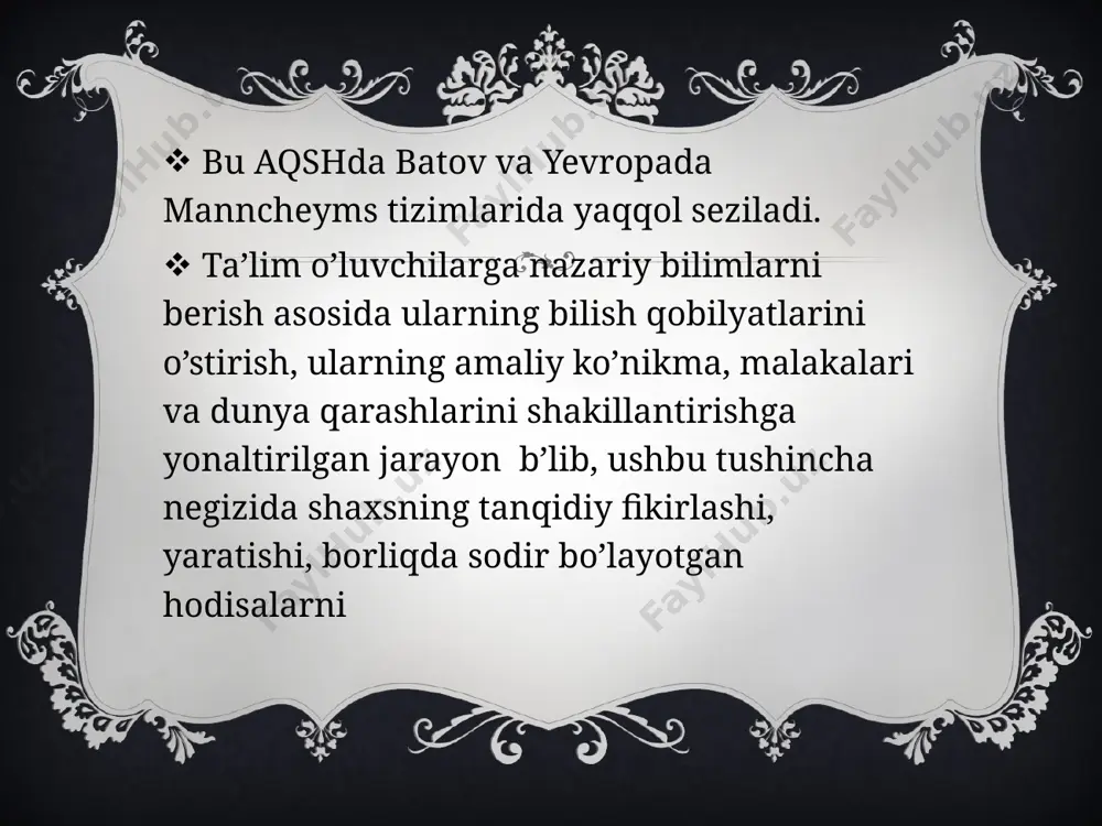 o'qitish va ta'lim mazmuni - Page 4