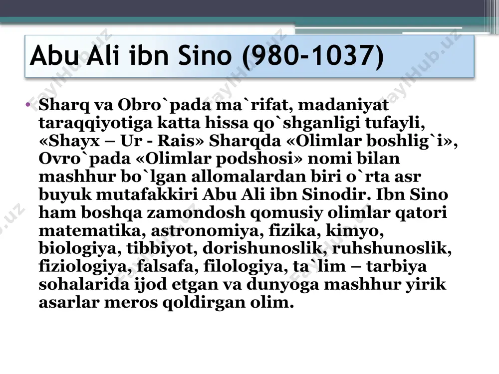 oniga uy soladi, o`zining ehtiyojini qondirish uchun esa ishlab chiqarish mahsulotlarini almashtiradi, dushmanlardan saqlanish uchun o`zgalar bilan birlashadi. mana shu tariqa kishilarda birlik hissi, boshqalarga nisbatan sevgi-muhabbat va umumiy axloqiy negizlar ishlab chiqila boshlaydi. u insonda yaxshi xulqning shakllanishida xushxulq, ilmli do`st muhim rol o`ynaydi, deydi. olim do`stlikni shunday ta`riflaydi: har qanday qiyinchiliklarga qaramay o`z do`stini xavf-xatarda yolg`iz qoldirmaydigan do`stlik; manfaatlari o`xshash va g`oyaviy yaqin do`stlik; o`z shaxsiy manfaati va ehtiyojini qondirishga qaratilgan do`stlik. ibn sino birinchi va ikkinchi xil do`stlikni haqiqiy do`stlik deb e`tirof etadi. olim haqiqiy do`stlik natijasida sevgi-muhabbat paydo bo`lishi mumkinligini aytadi. u «risolai ishq» asarida sevgi-muhabbatning asl mohiyatini ham ijtimoiy, ham fiziologik jihatdan yoritib beradi. insonlarga ularning tashqi ko`rinishiga qarab emas, balki ularning ichki, ma`naviy dunyosiga qarab baho berish kerakligini uqtiradi. har bir kishi tabiatan sevgi tuyg`usiga ega, u tabiiy zarurat sifatida namoyon bo`ladi, lekin inson o`z tuyg`ularini boshqara olishi, aql va farosat bilan haqiqiy sevgini …