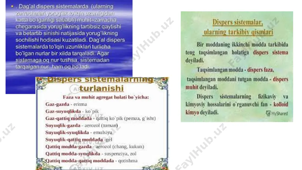 chi - bu ko'priklardagi kuch, salbiy zaryadlangan qizil qon hujayralarining elektrostatik surish kuchi va parchalanishga olib keladigan kesish kuchi o'rtasidagi farq. salbiy zaryadlangan makromolekulalarning: fibrinogen, y-globulinlarning eritrotsitlarida fiksatsiya mexanizmi hali to'liq o'rganilmagan. molekulalarning yopishishi zaif vodorod bog'lanishlari va tarqalgan van der vals kuchlari tufayli yuzaga keladi degan nuqtai nazar mavjud. image1.jpeg image2.jpeg image3.jpeg image4.jpeg image5.jpeg image6.jpeg image7.jpeg image8.jpeg /docprops/thumbnail.jpeg