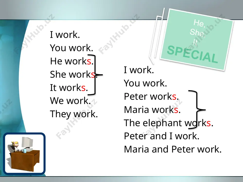 present simple tense - Page 5