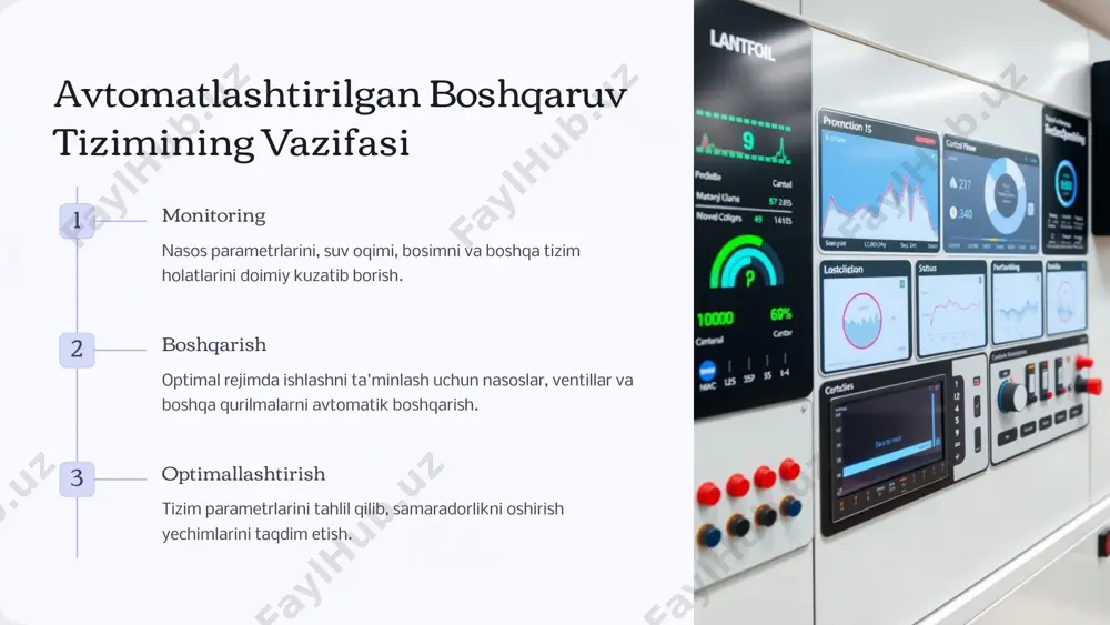 avtomatlashtirilgan nasos stantsiyasi boshqaruv tizimi - Page 5