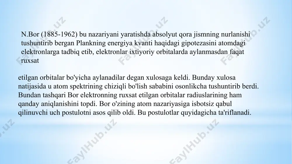energiya va impulsning kvantlanishi - Page 5