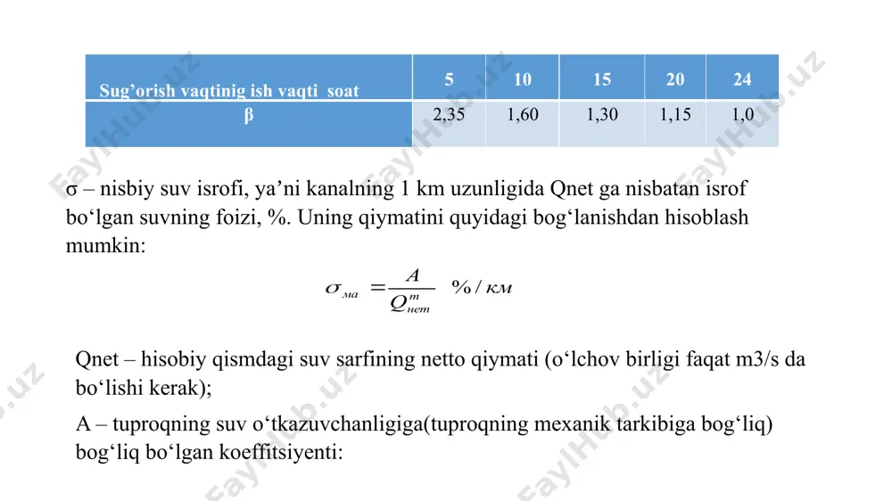 xo‘jalik sifatida sug‘orishtarmoq hisobi - Page 4