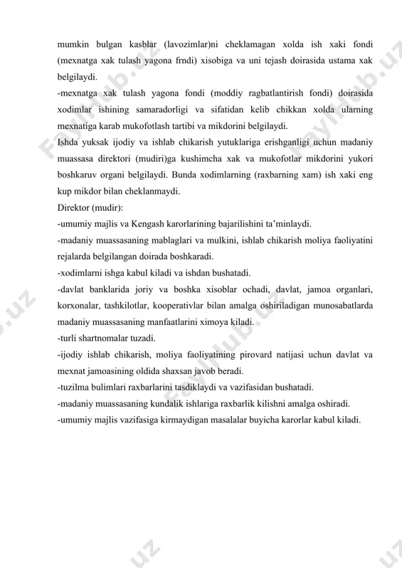 madaniy muassasalarni boshqarish. - Page 4