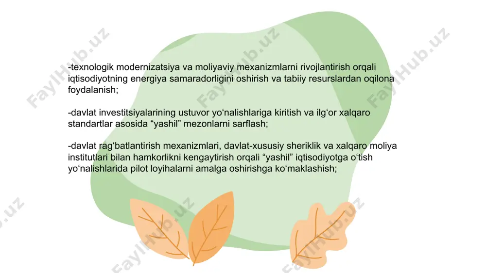 yashil iqtisodiyotga o’tish strategiyasi - Page 4