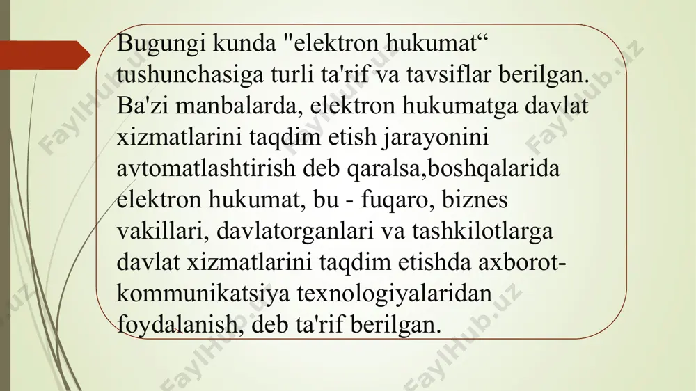 elektron hukumat: tushunchasi va vazifalari - Page 5