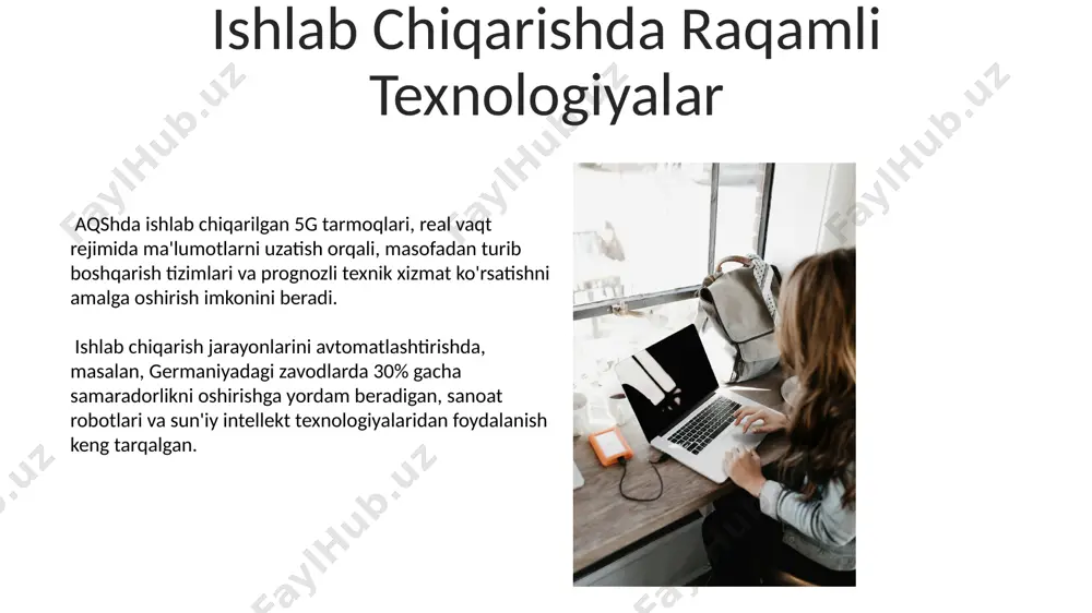 raqamli texnologiyalarning qo‘llanish sohalari - Page 5