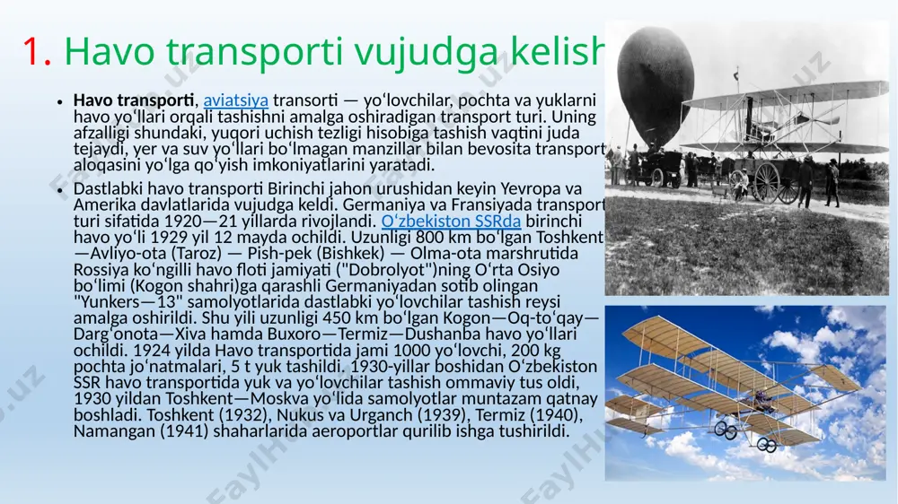 yil 27 noyabrda o'zbekiston prezidenti "o'zbekiston havo yo'llari" kjkni qayta tashkil etish tashabbusi bilan chiqdi. aviakompaniya bir nechta mustaqil tashkilotlarga bo'linishi kutilmoqda faoliyat"o'zbekiston havo yo'llari" 50 dan ortiq yo'nalishlarga, shu jumladan evropa, osiyo va shimoliy amerika davlatlariga doimiy reyslarni amalga oshiradi. aviakompaniyaning vakolatxonalari dunyoning 25 mamlakatida ishlaydi [7].uzbekistan airways technics aviakompaniyasining texnik bazasida kompaniyaning samolyot parkidagi airbus a320, airbus a320neo, boeing 757, boeing 767, boeing 787 kabi samolyotlarni ta'mirlash uchun barcha zarur jihozlar mavjud.nak tomonidan aviatsiya dvigatellari parki tarkibini takomillashtirish bo'yicha qabul qilingan kontseptsiya, xususan 2010 yil 18 iyuldan boshlab aviakompaniya uchun yangi a-320 samolyotlari foydalanishga topshirilishi munosabati bilan texnik xizmat ko'rsatishning zamonaviy sifat nazorati tizimlari joriy etildi va xalqaro standartlarga javob beradigan aviatsiya texnikasini ta'mirlash, aviatsiya mutaxassislari va sifatni ta'minlash xizmati nazorat apparati mutaxassislarining kasbiy mahorat darajasini oshirish.2012 yilda aviakompaniyaning havo parki yana ikkita boeing 767-300er samolyotlari bilan to'ldirildi.2016 yildan beri aviakompaniya uchta boeing 787-8 samolyotlarini ishlatishni boshladi. yo'lovchilar …