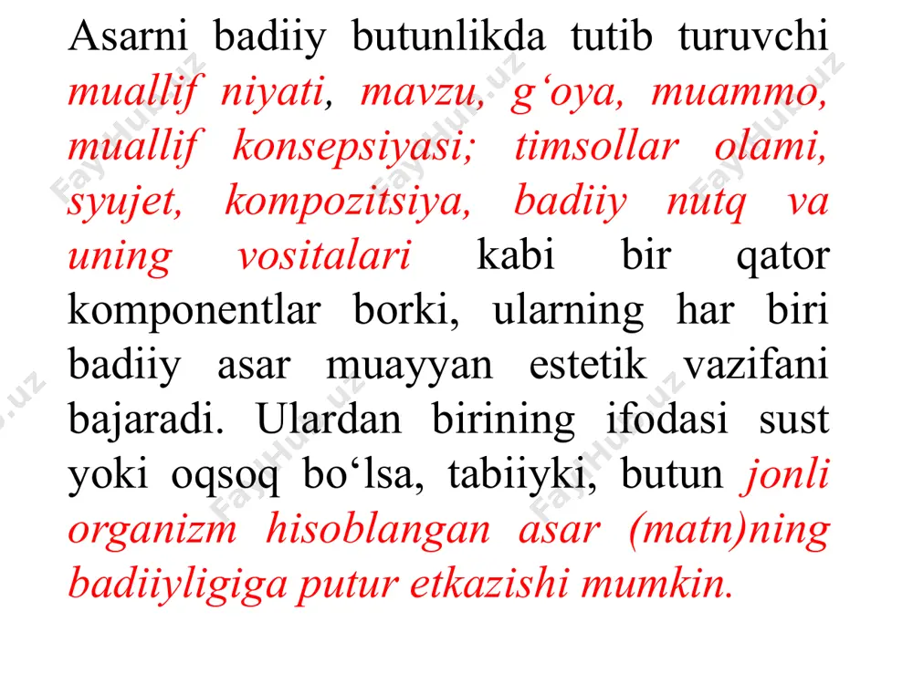 badiiy asar haqida ta'limot - Page 5