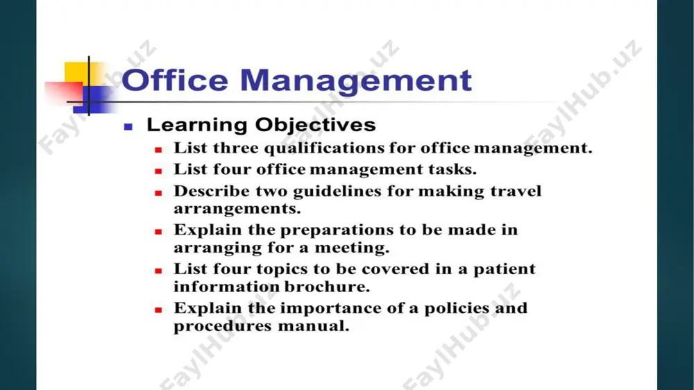 documentation work of office manager - Page 2