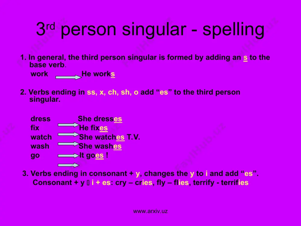 the present simple tense - Page 3