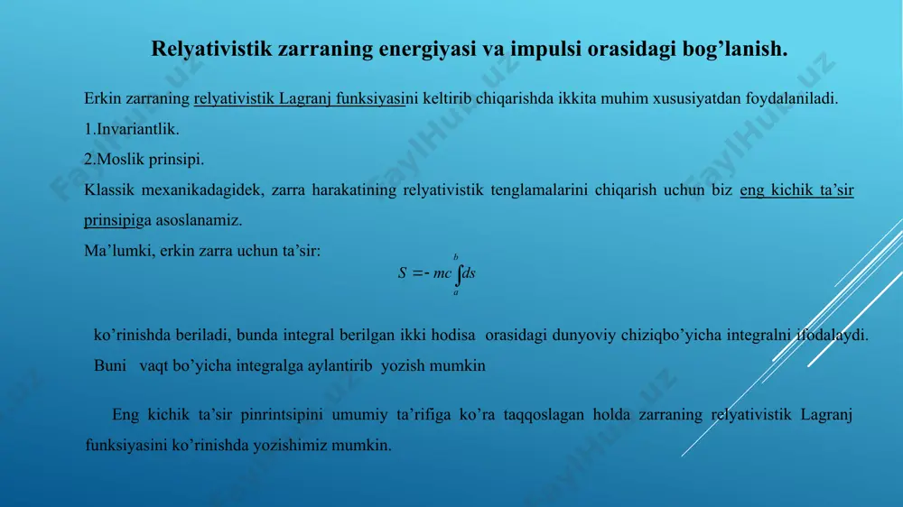 relyativistik dinamika elementlari - Page 5