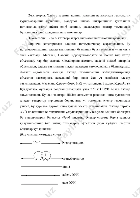 электр тизим ва тармоқлар тўғрисида умумий тушунчалар - Page 4