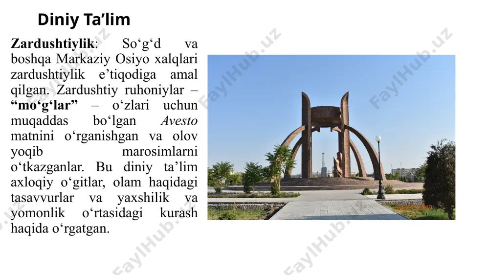 antirishga yordam bergan. tasavvufning tarixi va rivojlanishi boshlanishi: tasavvuf ta'limining ildizlari 8-9-asrlarda paydo bo‘la boshlagan, asosan, xalifalik davrida (abbosiylar davri) rivojlangan. bu davrda ilmiy va diniy ta'limlar ko‘proq tashqi ko‘rinishga asoslangan bo‘lsa, tasavvufchilar ichki dunyoni poklash va allohga yaqinlashishni o‘z faoliyatining asosiy maqsadi qilib qo‘yganlar. imom gazali: imom gazali (1058–1111) tasavvufning asosiy nazariyotchisi va amaliyotchisi bo‘lib, uning asarlari tasavvuf ta'limining shakllanishida katta ahamiyatga ega. uning "ihyo ulum al-din" asari tasavvufning amaliyotini tushunishga yordam beradi. gazali tasavvufni ilmiy asoslarga tayanib amalga oshirish kerak deb hisoblagan va tasavvufni islomning haqiqiy mohiyatiga yaqinlashtirgan. o’rta osiyo tariqatlari. naqshbandiya, rumiya, va kubroviya tariqatlari markaziy osiyo va o‘rta sharqda keng tarqalgan va tasavvufdagi eng muhim yo‘nalishlardan biri hisoblanadi. har bir tariqat o‘ziga xos falsafiy, diniy va amaliy jihatlari bilan ajralib turadi. quyida har bir tariqat haqida batafsil ma'lumot beraman. naqshbandiya tariqati — tasavvufda eng mashhur tariqatlardan biri bo‘lib, bahauddin naqshband (1318–1389) tomonidan asos solingan. bu tariqatning …