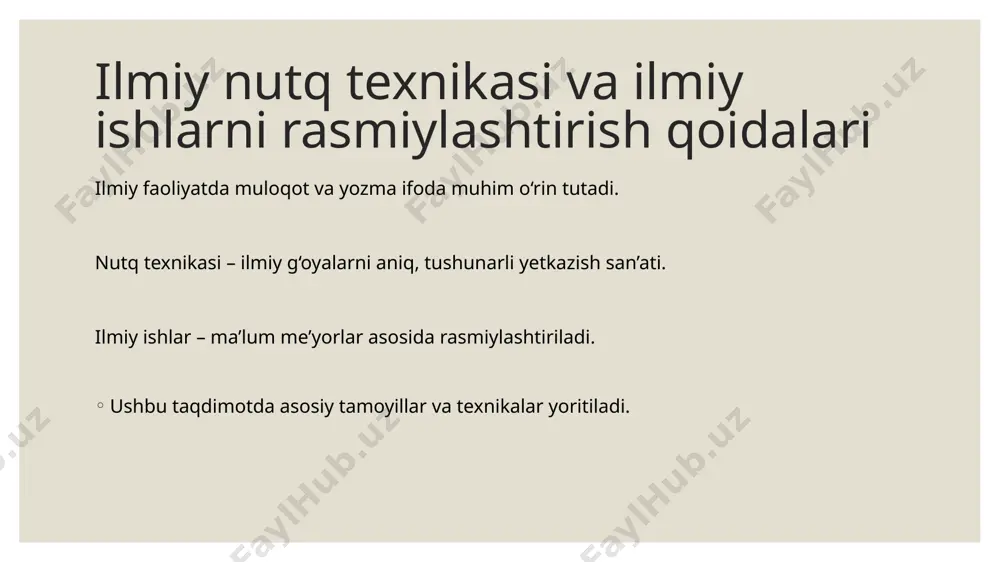 ilmiy nutq texnikasi va ilmiy ishlarni rasmiylashtirish qoidalari - Page 2