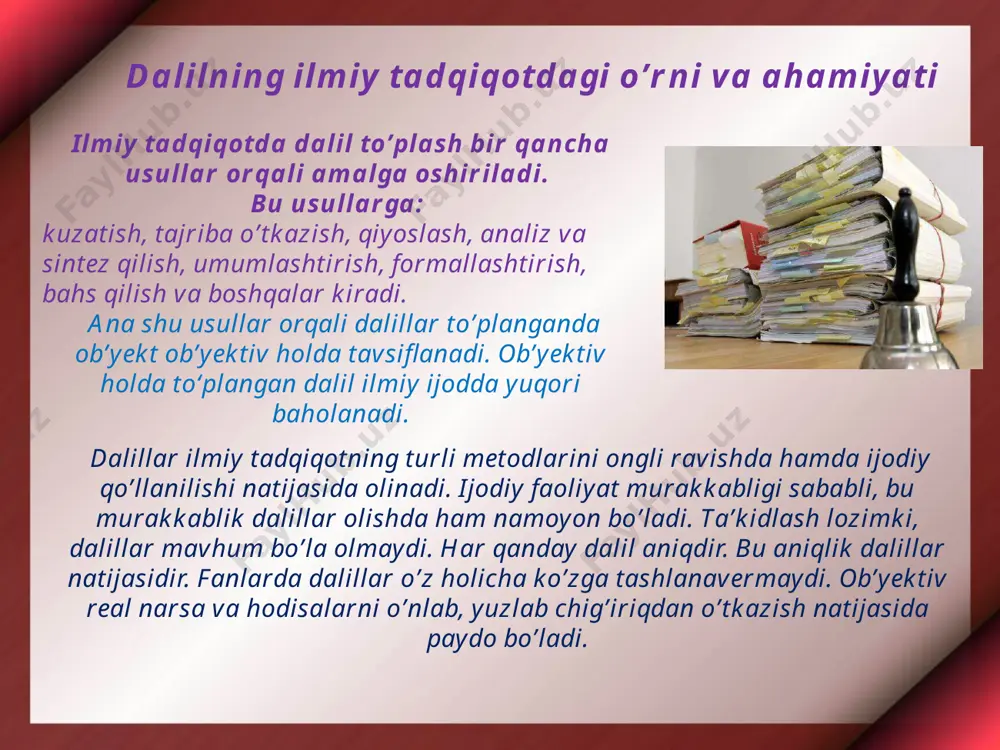 ilmiy tadqiqot va ijod tizimida dalil (fakt) - Page 5