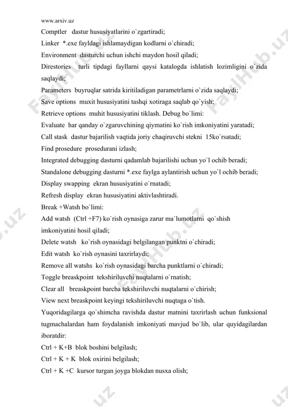 turbo-paskal muhitida ishlash asoslari - Page 5
