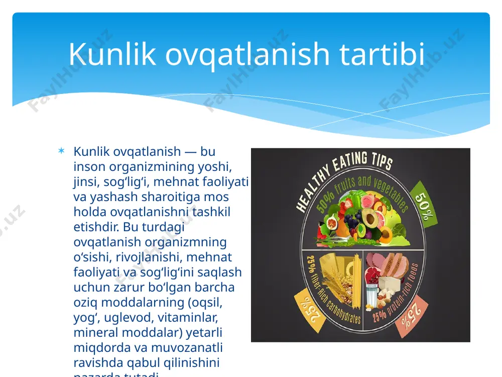 kunlik ovqatlanish me’yorlari - Page 5