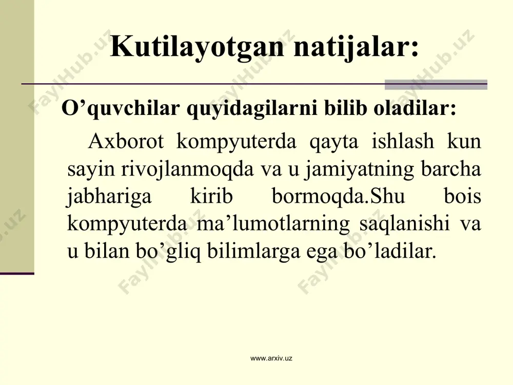 ma’lumotlar ombori dars ishlanma - Page 2