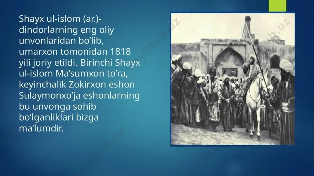 xurramov muxiddinning o'zbekiston tarixi fanidan tayyorlagan taqdimoti - Page 4