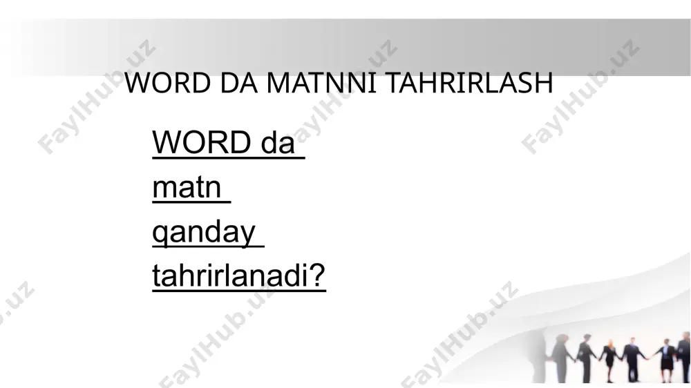 matnni belgilash va tahrirlash - Page 4