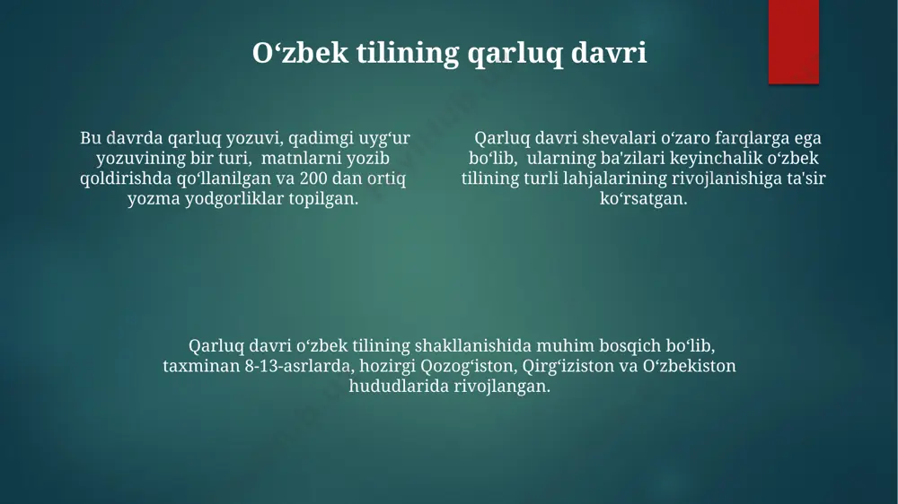 o‘zbek tilining taraqqiyot bosqichlari - Page 4