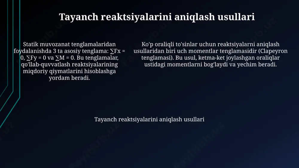 ko’p oraliqli statik aniq balkalarni hisoblash - Page 5