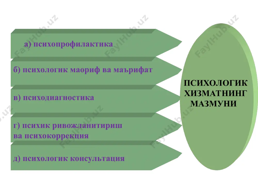 psixologik xizmat tuzilishi va uni boshqarish - Page 5